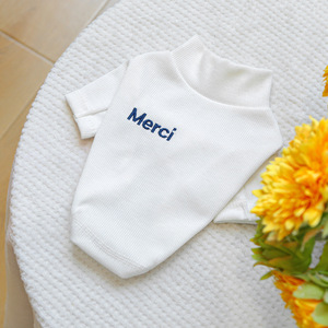 PETCIRCLE Ropa para Mascotas de Primavera y Otoño, Ropa para Perros Pequeños, Cachorros y Gatos, Camiseta con Letras - Product Image 3