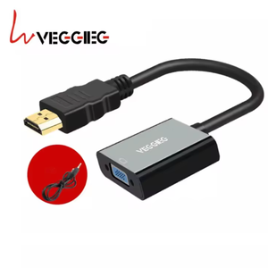 Cable Convertidor de 2K HD a VGA con Audio PD para Computadora/Proyector/HDTV, con Blindaje Trenzado de PVC - Product Image 2