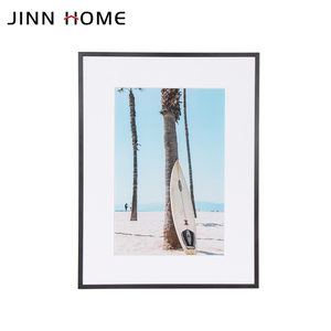 Jinn Home <span class=keywords><strong>Cadre</strong></span> <span class=keywords><strong>photo</strong></span> en aluminium argenté de haute qualité Matériau en alliage à bordure fine <span class=keywords><strong>pour</strong></span> la décoration de la maison - Product Image 2