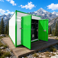 Conteneur de stockage modulaire en acier démontable avec porte battante, plusieurs tailles disponibles pour le stockage d'équipements – Fournisseur direct usine