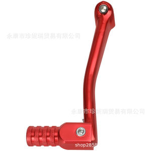 คันเกียร์อลูมิเนียมอัลลอยด์ทั่วไป 70 90 110 ซีซีรถจักรยานยนต์ออฟโรดแบบพับได้สีแดงอะไหล่ทดแทนโลหะ - Product Image 4