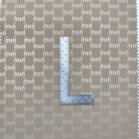 Tissu non élastique en PU avec motifs lettres, anti-moisissure, résistant à l'abrasion, épaisseur 0,8 mm, 350 GSM pour manteaux et vestes