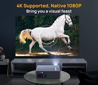 Android 1080P Smart Video Movie Projector Home Theater TV School Business Device FHD LCD BT Beamer Compatible Android 9