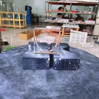 Dalles de quartz naturel fondu de qualité industrielle sur mesure, résistantes à la chaleur, transparentes, pour soudage, découpe et usage en laboratoire, circulaires, directement de l'usine