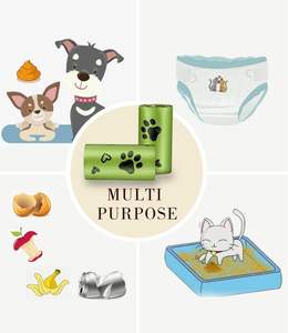 Bolsas para excremento de perro Huamaohengchun, biodegradables, ecológicas, 540 unidades, extra gruesas, resistentes a fugas, perfumadas, con dispensador. - Product Image 2