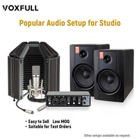 Cabine d'enregistrement portable grande capacité avec isolation acoustique et connexion filaire, accessoire de studio musical fabriqué en Chine