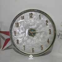 Horloge murale électrique de luxe légère de 40 cm, style Art Déco, 2025, haut de gamme, sens créatif, à suspendre dans le salon, ambiance haut de gamme