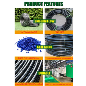 HYRT Factory price16 mm Ldpe pipa air tabung irigasi tetes plastik untuk rumah kaca pertanian sistem irigasi otomatis - Product Image 5