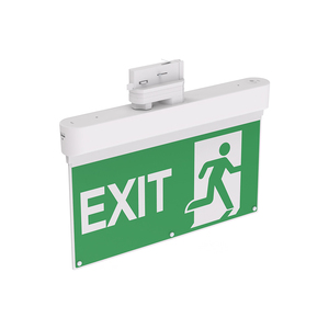 Señal de salida LED Premium de 24M, montaje en pista de ajuste rápido, autoprueba, emergencia, 220V, SMD, iluminación acrílica de litio para interiores - Product Image 1