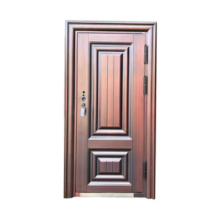 Portes de sécurité en acier, porte d'entrée, épaisseur 9 cm, isolation phonique, design traditionnel, usage extérieur - Product Image 3