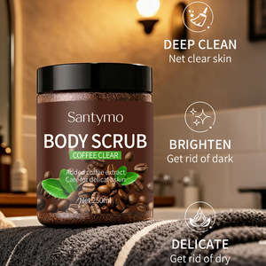 Santymo <b>Body</b> <b>Scrub</b> Coffee Clear 250ml Exfoliating For All Skin Types - Product Image 3