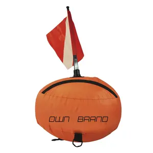 <span class=keywords><strong>Boya</strong></span> de <span class=keywords><strong>Pesca</strong></span> <span class=keywords><strong>Submarina</strong></span> Redonda de Nailon Naranja de Doble Cámara DIVEDIY con Logotipo Personalizado 30cm*30cm*25cm Modelo FB019 - Product Image 1