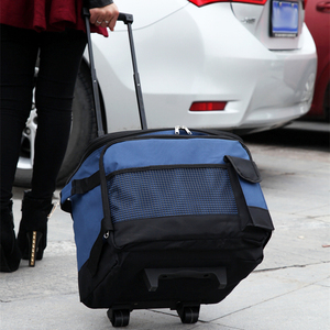 Southeast Asian Factory Trolley Collapsible Ice Wrap <strong>with</strong> <strong>Wheels</strong> Pull Rod Pack Cooler Insulated <strong>Bag</strong> for Folding - Product Image 6