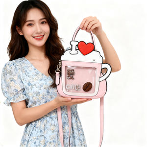 Sac à dos Ita Bag personnalisé pour cosplay d'anime, avec fenêtre transparente en PVC, design kawaii, grande capacité - Product Image 5