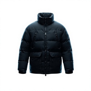 Chaqueta Acolchada con Capucha Negra para Hombre, Abrigo de Invierno Cálido, Chaqueta Casual de Moda para Exteriores, Venta al Por Mayor ONE APEX - Product Image 4