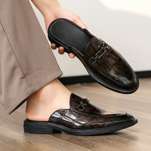 Scarpe da Uomo Casual Slip-on Mocassini con Stampa Coccodrillo e Dettaglio Metallico Traspiranti Antiscivolo Comode Resistenti Versatili EU 38-46 - Product Image 2