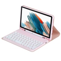 Étui avec clavier pour Samsung Galaxy Tab A9 Plus 11 pouces, clavier détachable, étui magnétique avec emplacement pour stylet pour tablette A9+