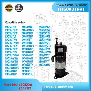Compresseur scroll Daikin JT1GCVDKYR JT1GUVDK1YR@Z JT1GUVDYR@BA pour système de climatisation VRV VRF, pièces de rechange CVC - Product Image 4