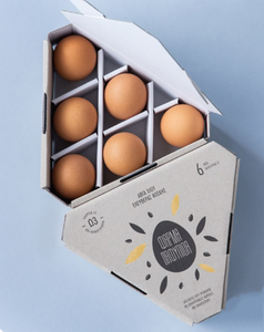Tùy chỉnh thân thiện với môi gà hình dạng trứng bao bì hộp Matt cán tính năng cho thực phẩm công nghiệp sử dụng - Product Image 5