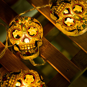 Guirlandes lumineuses LED citrouille pour Halloween, décorations de fête, lumières féériques pour la maison, le bar, le jardin, vente en gros - Product Image 1