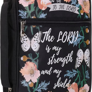Free Sample Fancy Style Multifunctional Storage odm casual Bible <b>Cover</b> <b>Protective</b> Carrying <b>Book</b> Case Church Bible Bag - Product Image 4