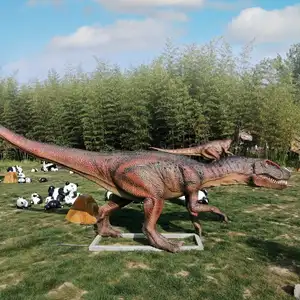 Lebendige anima tro nische Statue des Dinosaurier modells in Original größe für den Themenpark