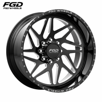 Jantes en alliage pour pick-up 22x12 24x14 26x14 26x16 28x14 28x16 30x14 30x16 8 trous polies forgées pour Ford F-150 F-250