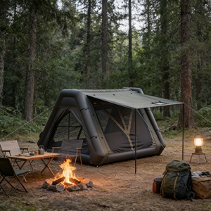 Tentes pneumatiques spacieuses multi-pièces pour réunions de famille en plein air - Product Image 2