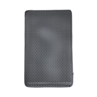 Tapis double couche en matériau EVA souple alvéolé, imperméable, anti-éclaboussures, pour bac à litière, tapis de protection pour litière de chat
