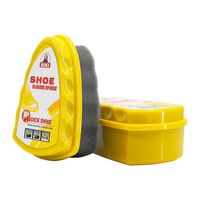 Éponge de polissage instantanée sans couleur pour chaussures en cuir, brillance rapide, qualité supérieure, populaire, fournie directement par l'usine du Guangdong