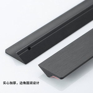 Tirador de Gabinete O'Leeford en Forma de Cuchillo, Aleación de Aluminio, 120mm, Moderno y Sencillo, Montaje en Puerta o Cajón, No Desmontable - Product Image 2