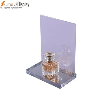 Personalizado De Alta Qualidade Exibição De Garrafa De Óleo Essencial Acrílico Maquiagem Stand Cosméticos Perfume Display Stand