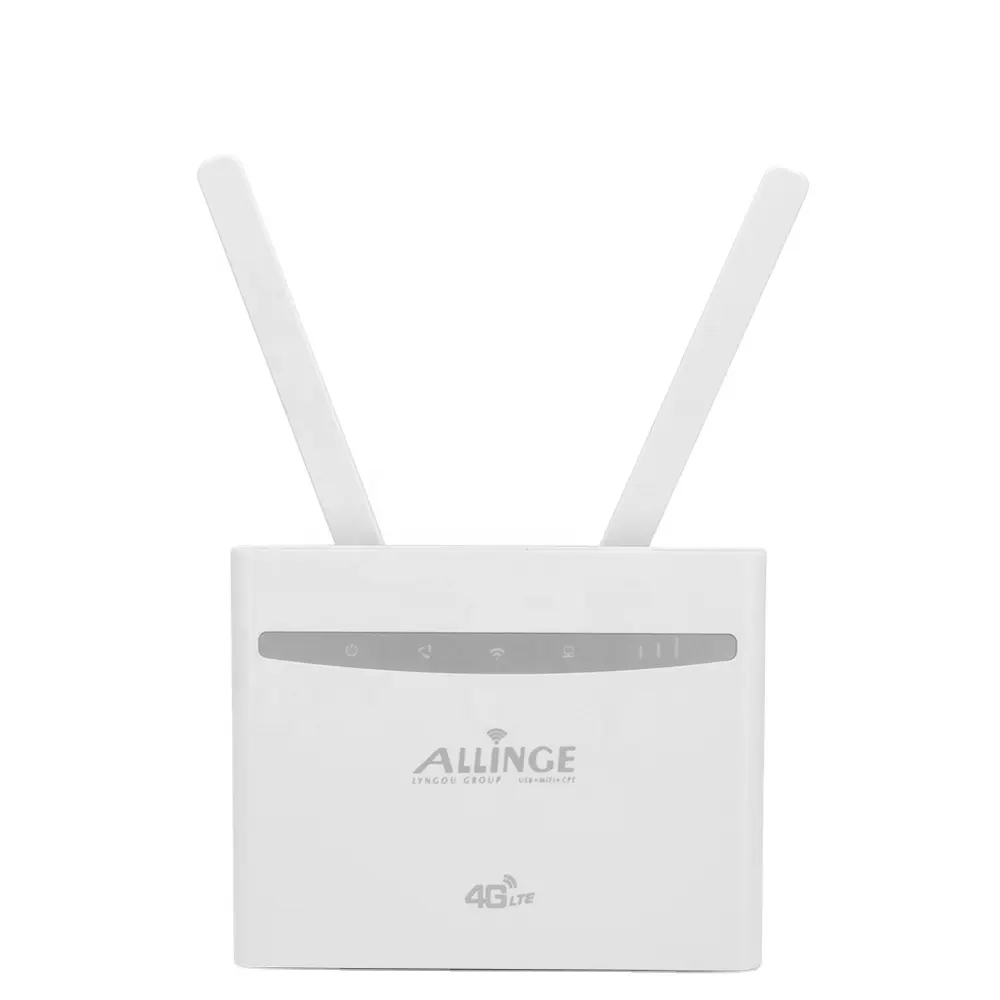 ALLINGE Router Wifi B525 4G CPE, Modem Tidak Terkunci Kartu Sim 4G LTE