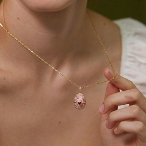Nuovo Arrivo: <span class=keywords><strong>Collana</strong></span> con Ciondolo a Cuore in Ottone Placcato Oro 14K, Smalto dai Tonalità Polverose e Strass, Regalo <span class=keywords><strong>per</strong></span> <span class=keywords><strong>la</strong></span> <span class=keywords><strong>Festa</strong></span> <span class=keywords><strong>della</strong></span> <span class=keywords><strong>Mamma</strong></span> - Product Image 4