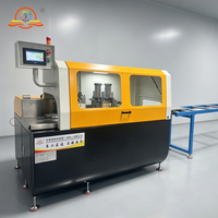 Machine de découpe de profilés en aluminium avec alimentation automatique CNC servo, lame de 550 mm, pour la fabrication industrielle de barres en cuivre et en métal, 400x170 mm