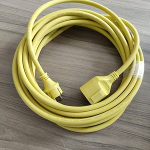 สายต่อยางสีเหลือง Ho7rn F 16a ปลั๊ก IEC CEE IP44 สำหรับใช้งานกลางแจ้ง - Product Image 2
