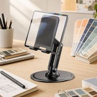 Support de tablette pliable et portable X88plus, compatible avec les étuis, support de tablette portrait/landscape, pour les cours en ligne