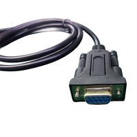 Adaptateur USB Série RS232 Utech 1,8 m (6 pieds) 1 Port FTDI DB9 Câble Adaptateur Série DCE Tressé Null Modem USB 2.0 pour Ordinateur - TAA