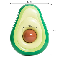 COMCO-Flotador de natación para deportes acuáticos, flotador inflable de aguacate para piscina, para adultos, verano, playa, natación, balsa flotante para fiesta acuática