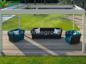 Nouveau système <span class=keywords><strong>de</strong></span> pergolas en aluminium réglable personnalisé, pergola d'extérieur en aluminium étanche - Product Image 3