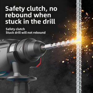 handheld electric hammer, brushless, high-power, lightweight, industrial-grade, compact impact drill, electric pick - Product Image 2