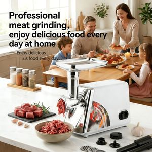 Picadora de Carne Eléctrica con Motor de 2500W, Procesador de Alimentos Multifuncional de Acero Inoxidable para el Hogar - Product Image 3