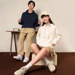 Sudaderas con Capucha Gruesas de 400GSM en Gris, Talla 5XL, Diseño con Estampado Puff de Algodón Grueso, Antiarrugas, Sudaderas con Capucha y Sudaderas Lisas - Product Image 4