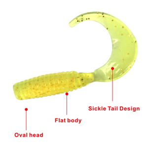 Barato suave gusano pequeño realista trucha señuelo cebos blandos venta al por mayor Topline Tackle Tpr Minnow t-tail Mini <span class=keywords><strong>Zman</strong></span> señuelo suave pesca - Product Image 2