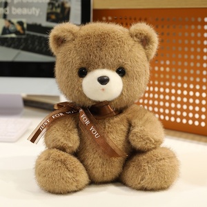 Orsacchiotto di Peluche Super Morbido e Carino con Papillon - Regalo di Pasqua per Bambini, Giocattolo Antistress - Product Image 2