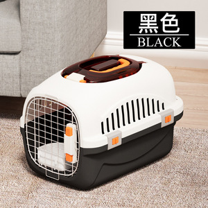 Cerradura DE SEGURIDAD blanca Caja de transporte para perros y gatos pequeños Diseño ligero Diseño <span class=keywords><strong>plegable</strong></span> opcional Suministros de viaje para mascotas - Product Image 3