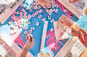 Tuiles de Mahjong de Luxe Xusheng, Ensemble de 160 Pièces, Thème Safari Printanier - Blanc Éclatant, Matériau Acrylique, Idéal pour Fêtes ou Cadeaux - Product Image 6