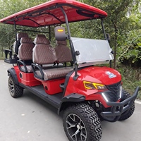 Vente en gros de voiturettes de golf chinoises pour adultes buggy de plage tout-terrain 2-8 places voiturette de golf voiture électrique avec sièges rabattables