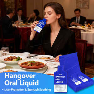 Boisson anti-alcool premium contre la gueule de bois, détoxification du foie, liquide oral, supplément d'électrolytes, idéal pour les adultes, prix de gros - Product Image 6