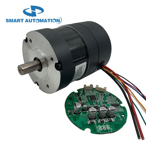 Motor CC sin escobillas inteligente de 24V 36V con controlador para ventilador de refrigeración industrial y ventilador de condensador - Product Image 1